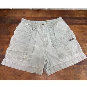 Women’s Royal Robbins Vintage High Waisted Cargo Shorts Size 8 100% Cotton